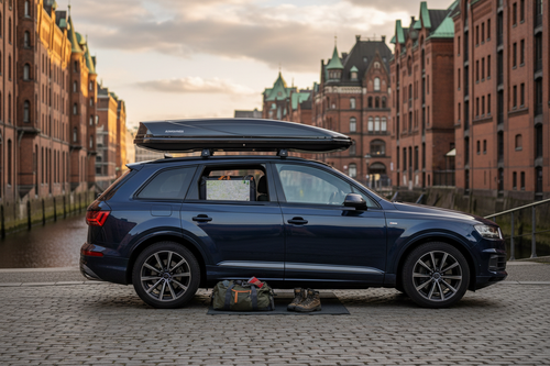 Dachbox mieten Hamburg – 300 bis 340 Liter, Abholung Hamburg-Bergedorf